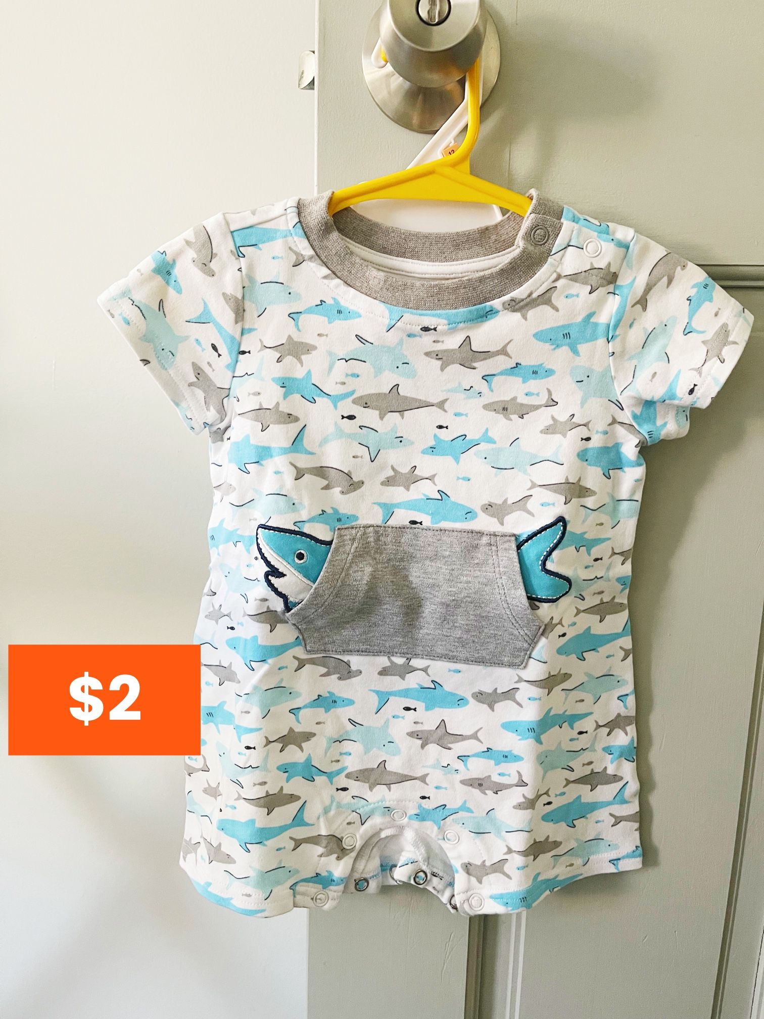 12M Baby Boy Rompers & Bodysuits