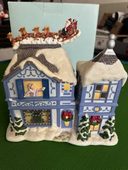 PartyLite “ The Night Before Christmas Musical” Tealight House