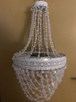 Glam chandelier