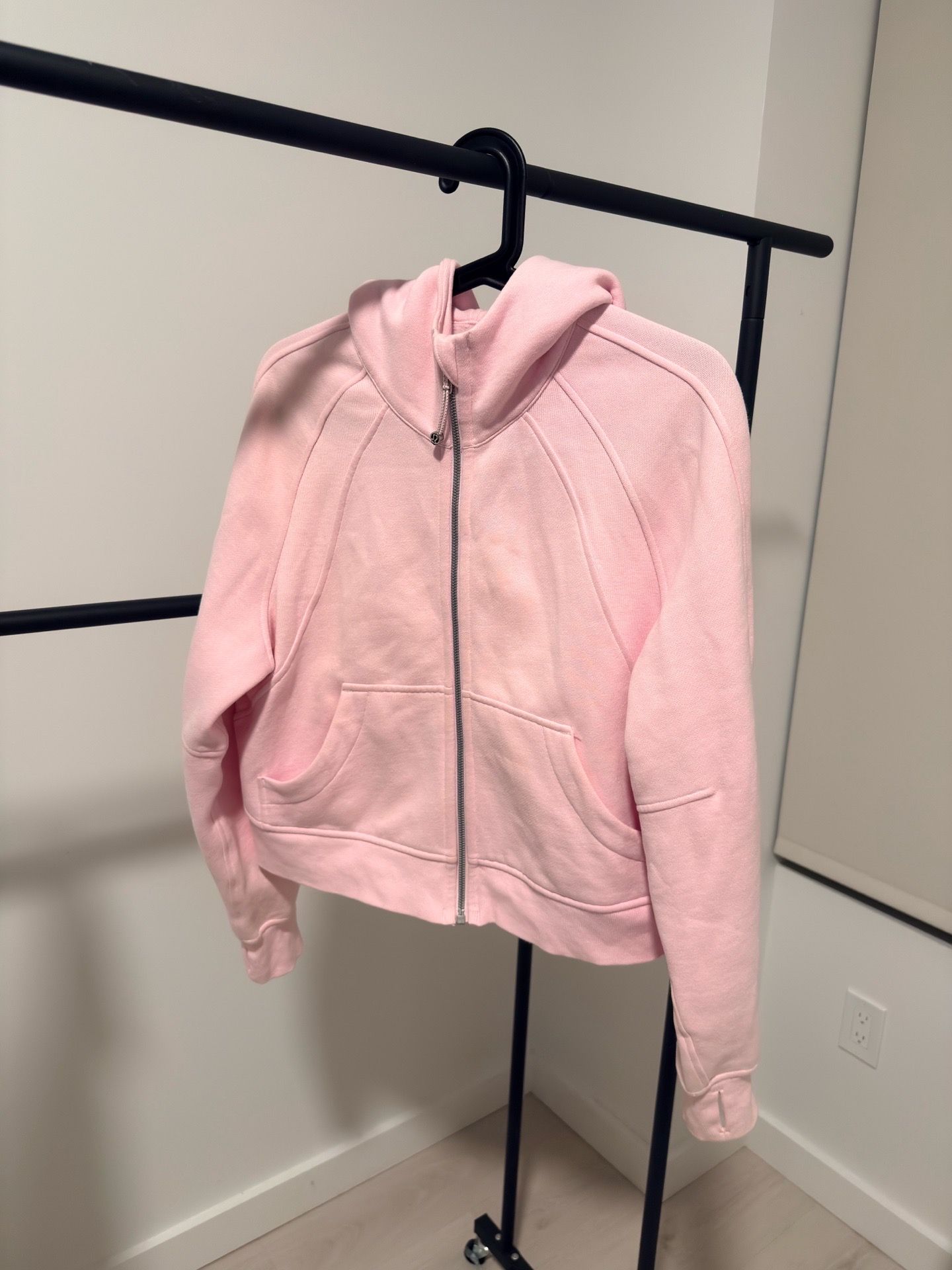 lululemon Scuba Full-Zip Hoodie – Soft Pink – XS/S – $65
