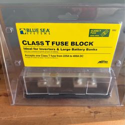 CLASS T FUSE BLOCK Class T fuse from 225A to 400A DC