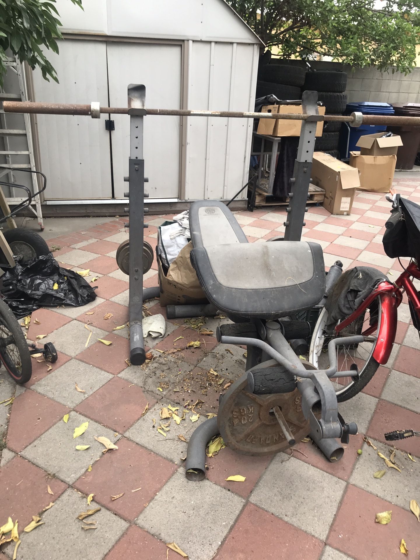 Golds Gym Platinum Got All The Set Of Weights