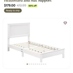 Twin Size Bed 