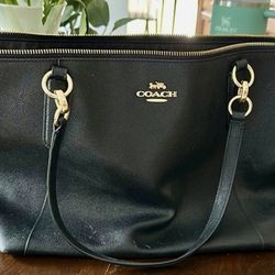 🌟Coach Model  F57526 Ava Tote Crossgrain Leather Handbag🌟