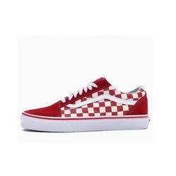 Vans Old Skool 'Red Checkerboard' Sneakers