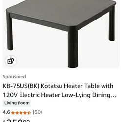 Japanese Heated Table