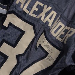Signed Seahawks (Alexander MVP 05) Jersey. See Pic For Size