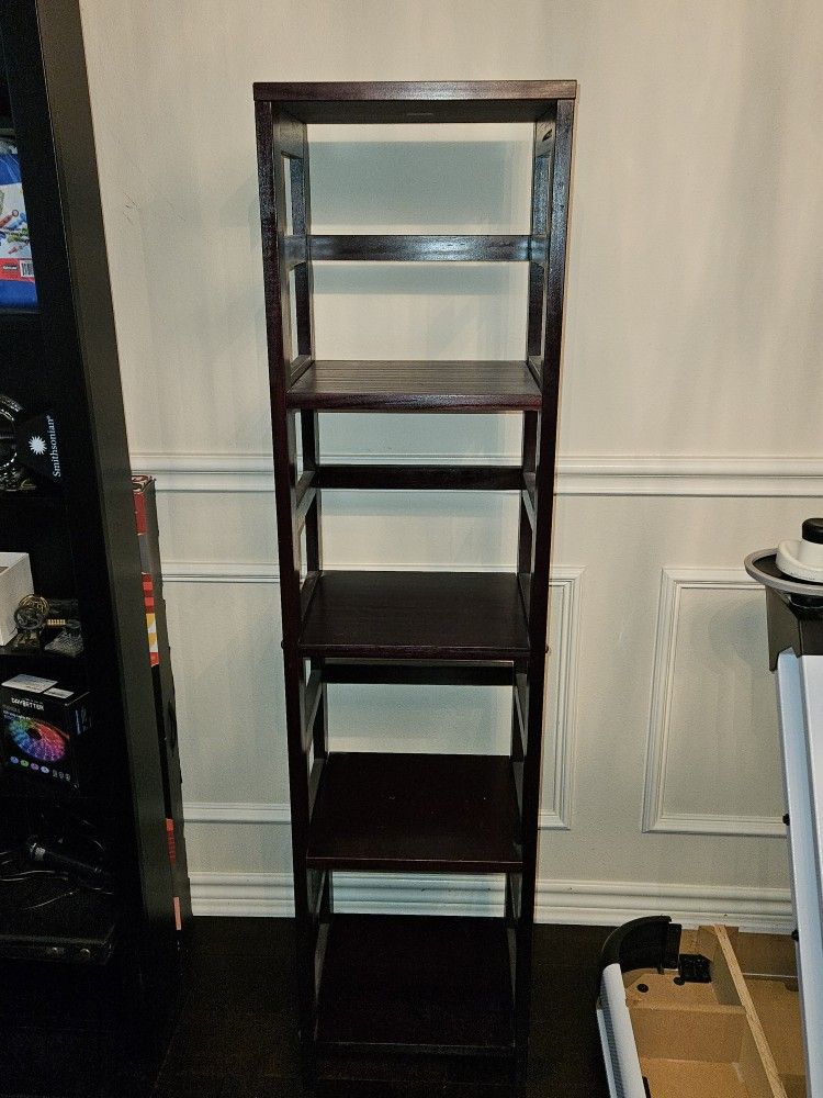 Small Brown Bookshelf