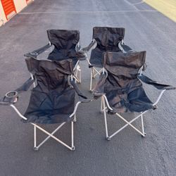 4 Chairs Foldable 