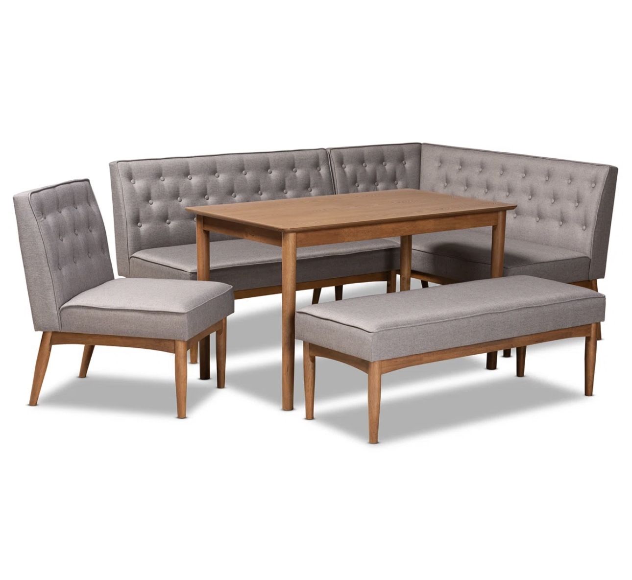 6 - Person Breakfast Nook Dining Set