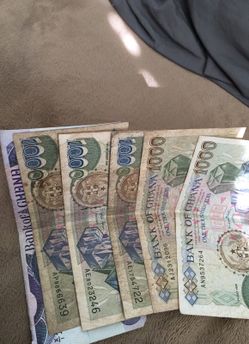 Ghana currency (cash)