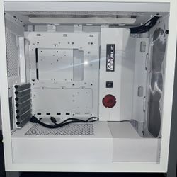 Corsair iCUE 5000X RGB Tempered Glass Mid-Tower ATX PC Smart Case - White