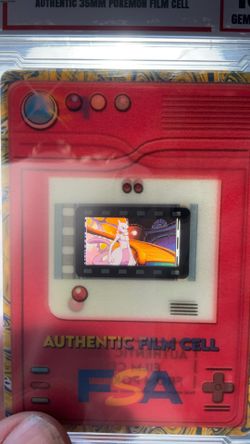 Graded Pokémon Film Cell Trading Card Mew Two