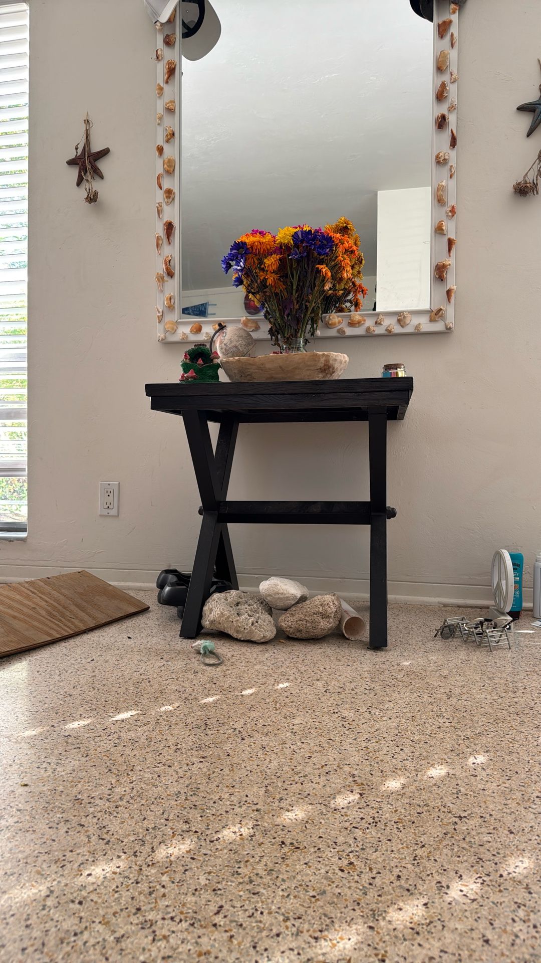 Dark Wooden Accent Table / Console