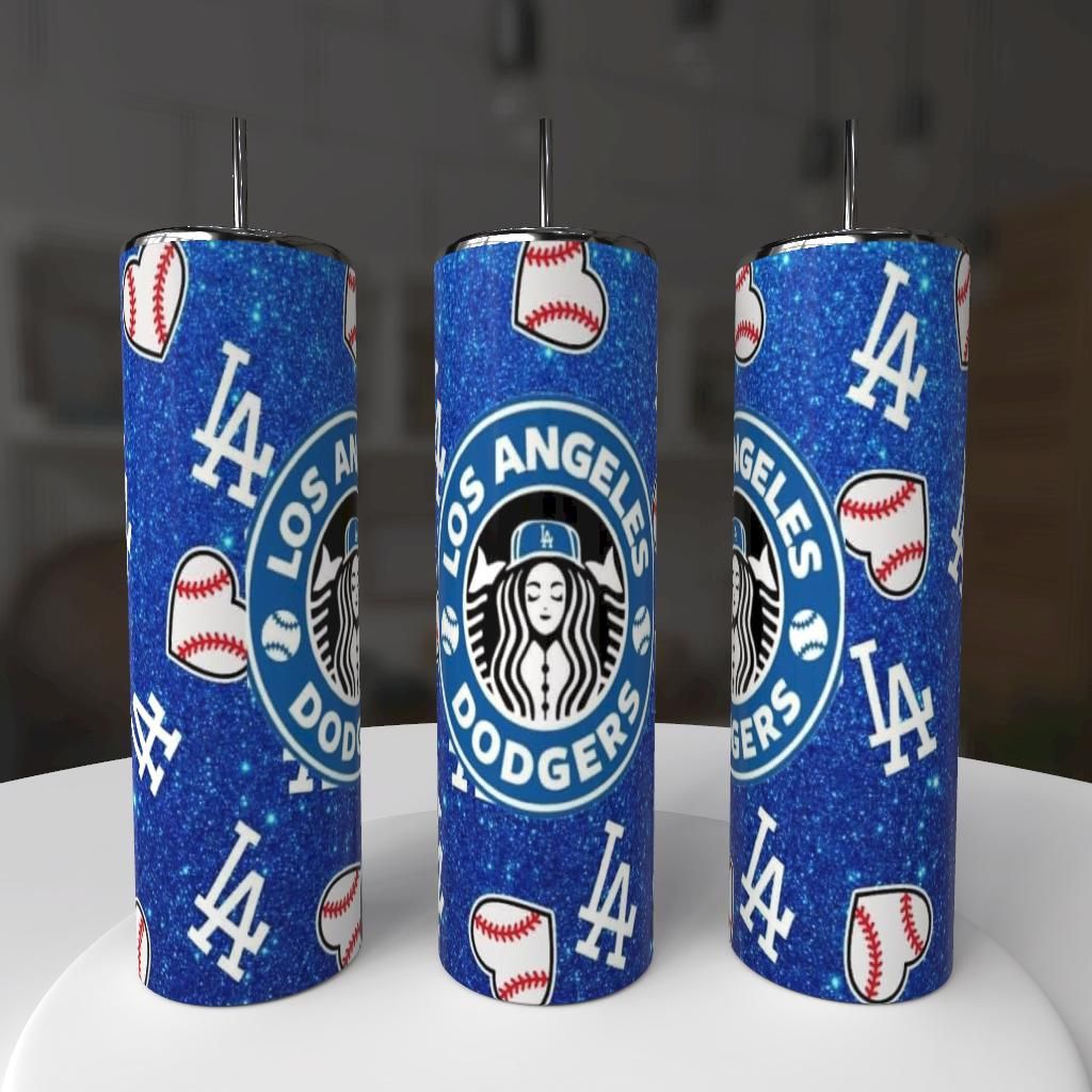 Los Angeles Dodgers Baseball Tumbler
