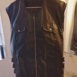 New Not Leather Vest XXL  $30