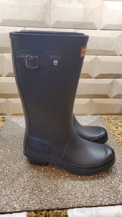 HUNTER Boots - Navy - Kid's Size (Size 3/4)