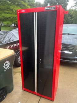 Craftsman Steel Storage Cabinet Red and Black