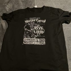 Motörhead Lemmy Live And Loud Hammsmith Shirt