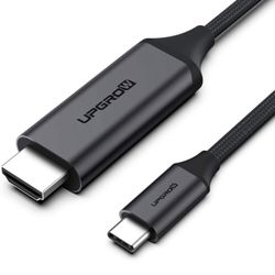 USB C to DisplayPort Cable 4K@60Hz 4FT for Home Office USB C to DP Cable Compatible with MacBook Pro/Air, iPad Pro with USB-C Port laptops/Phones, Mod