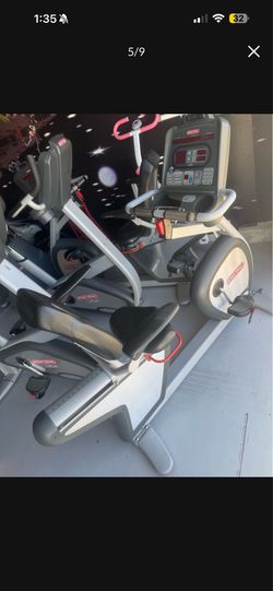 Work out bike with rest