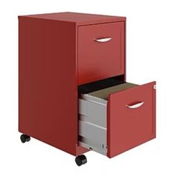 RED FILE CABINET NEW WITHOUT BOX!!