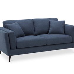 2 Like New Sofas - Blue Denim