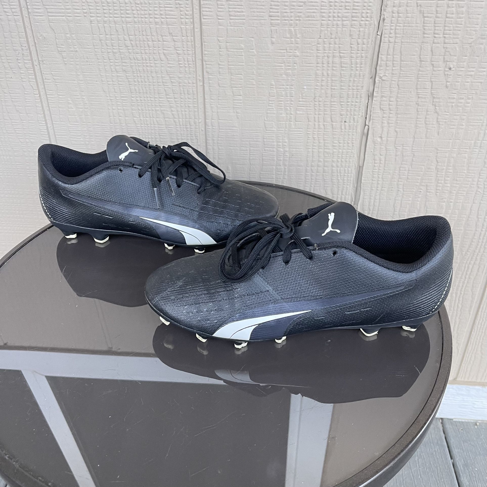 Pre- Owned Men Puma Ultra Soccer Cleats Black 107233 -02 Size 6.5