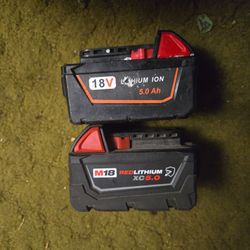 Milwaukee Batterys