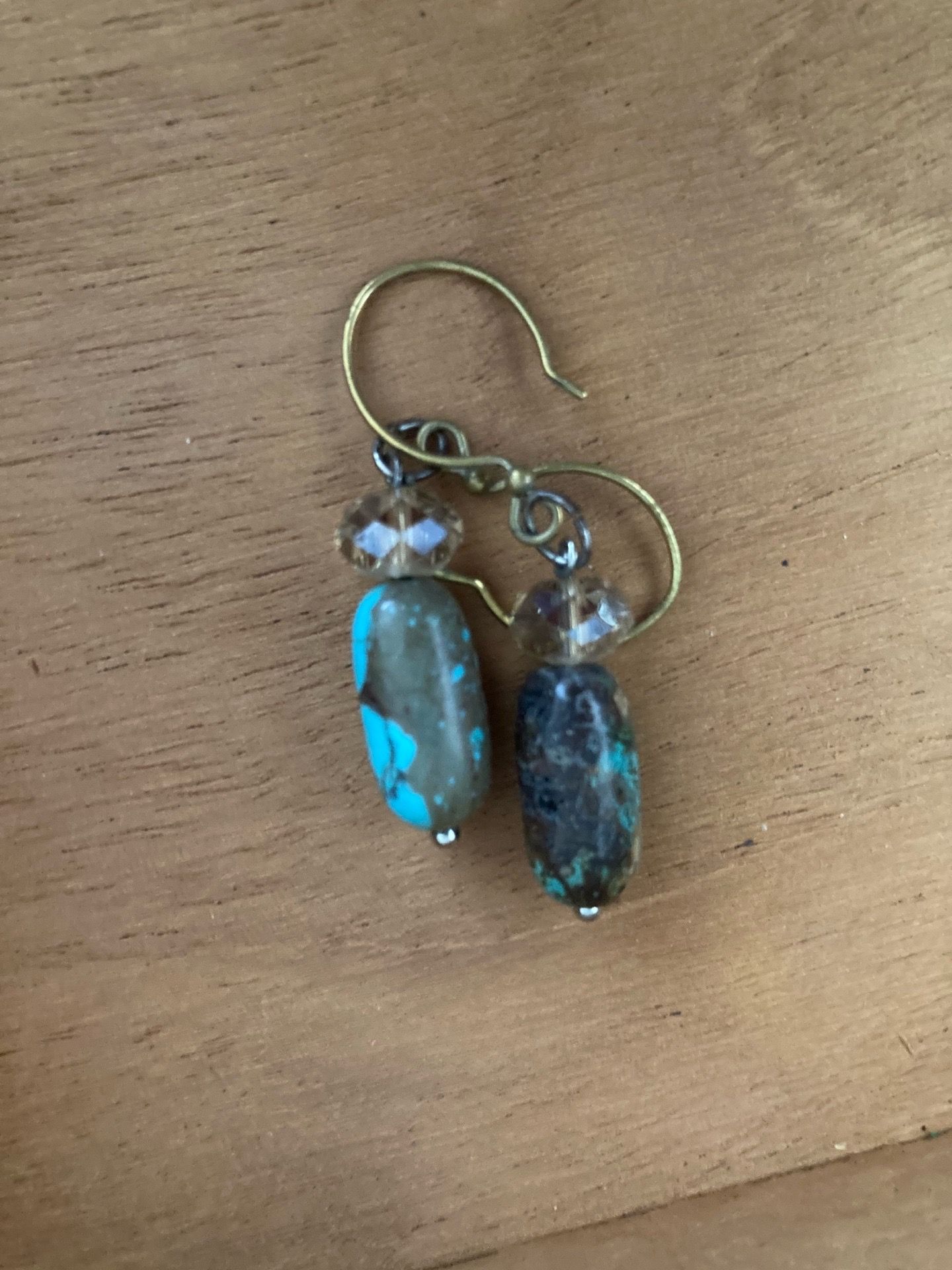 Stone earrings