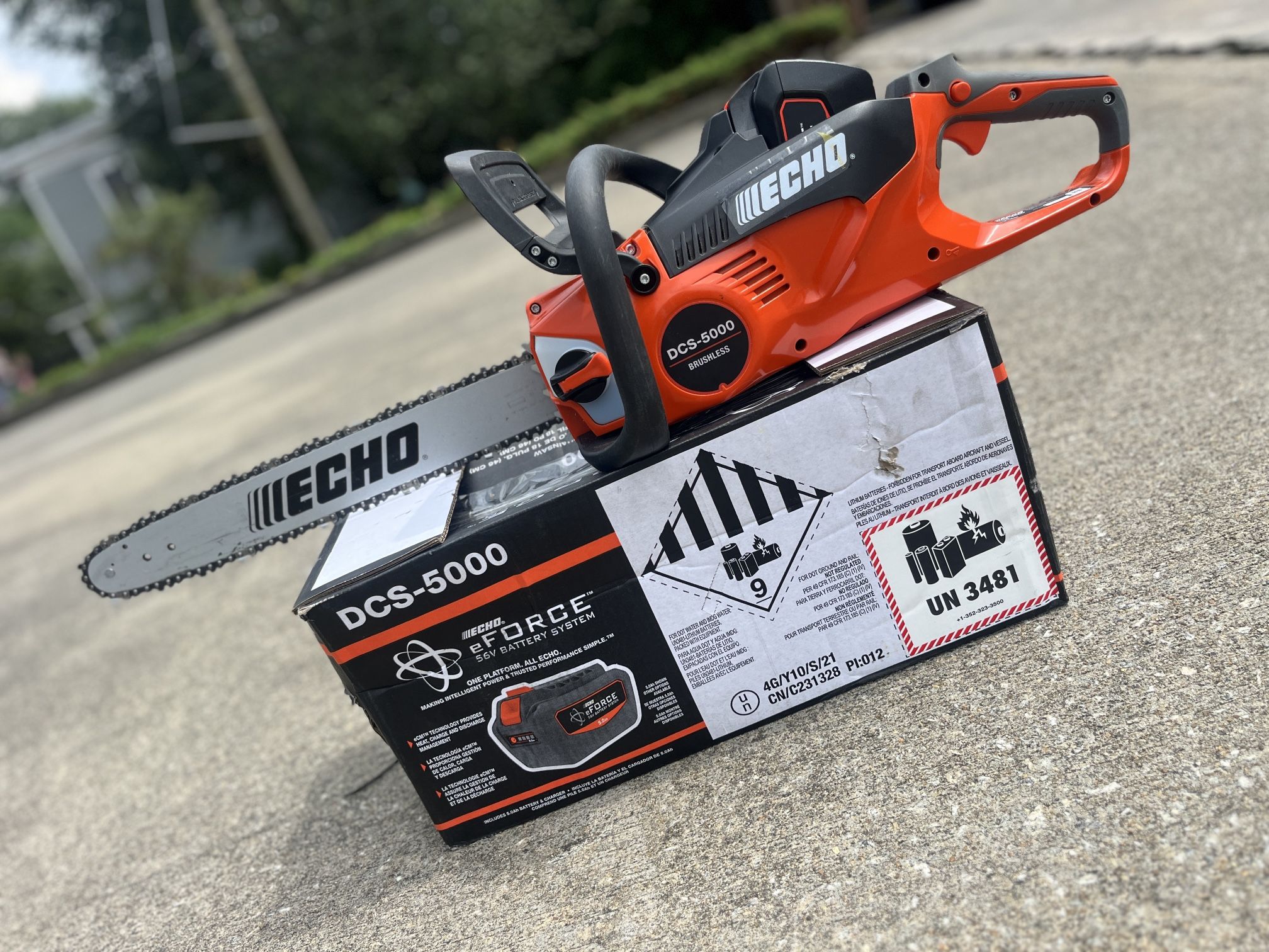 Echo DCS 5000 Battery Powered Chainsaw