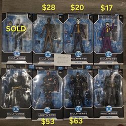 Mcfarlane DC Red Hood Batman Joker Superman 