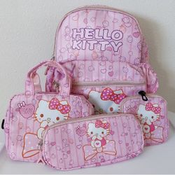 20× PCS HELLO KITTY BACKPACK PENCIL ACCESSORIES BAGS NOTEBOOK PENS MORE SET GIFT BUNDLE BTS DEAL