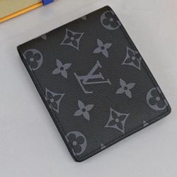 Lv Wallet Black New 