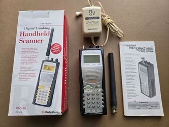 Radio Shack Pro-96 Digital Police Scanner With LAPD & More /Low balls deleted $225 Firm *Read all*
