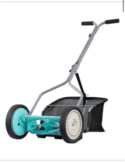 NEW IN BOX Shop American Lawn Mower Company 14 in. Manual Walk Behind Push Reel Lawn Mower Grass Catcher Included
