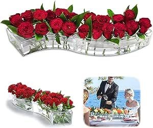 Clear Vase for Flowers, 2PCS