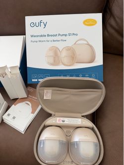 EUFY s1 pro and Spectra rechargeable breast pump