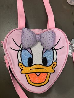 Disney Daisy Duck Heart-Shaped Crossbody Bag