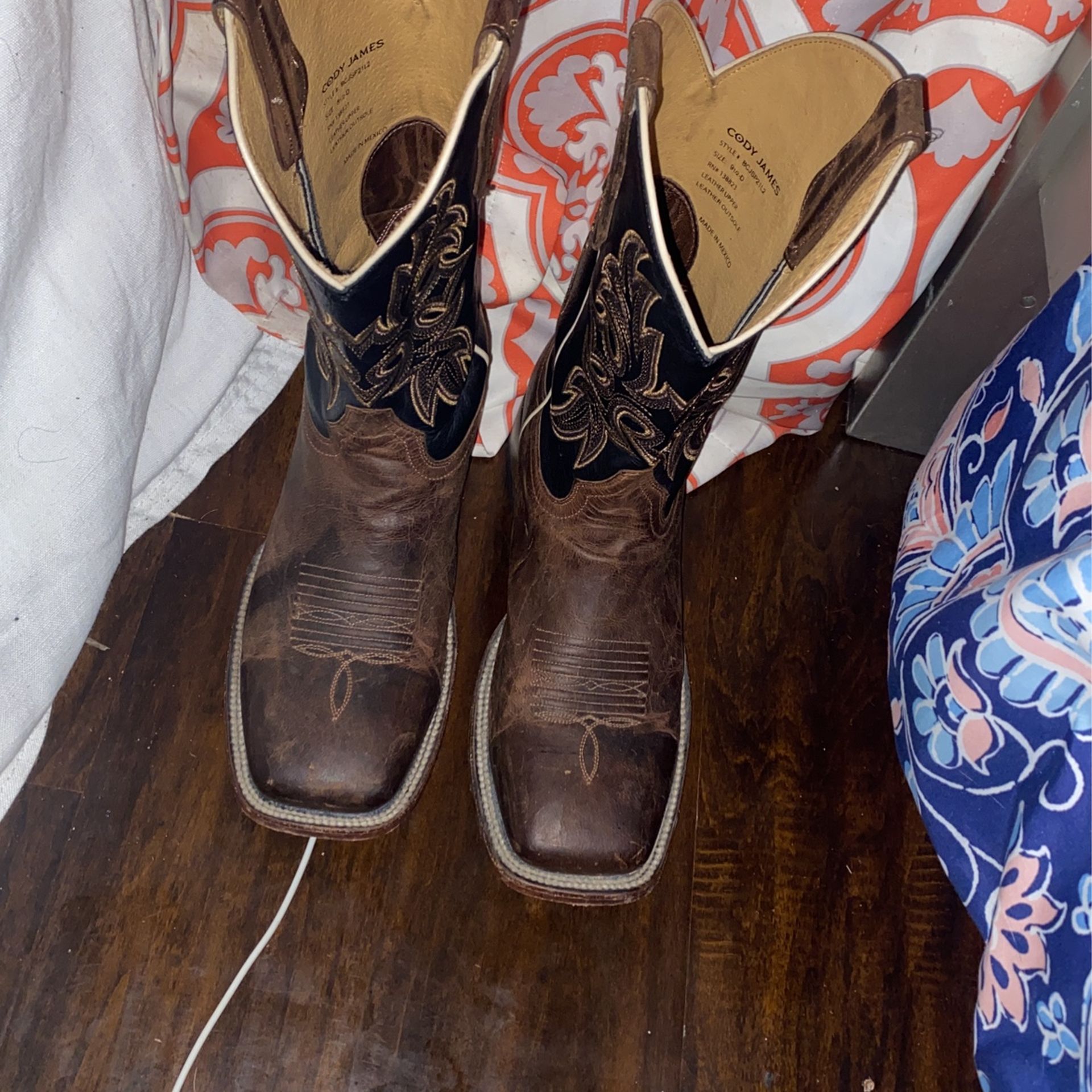 Cody James Leather Boots 9.5