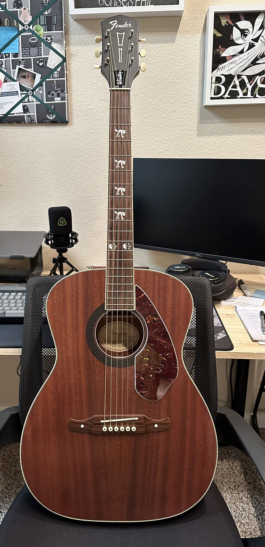 First Generation Fender Tim Armstrong Acoustic/Electric Guitar