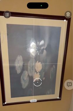2 large wooden dark brown frame for wall decor / art