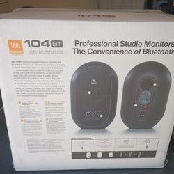 JBL 104 BT.  Professional Studio Monitors With Bluetooth