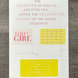 New Happy Girl Quotes Scrapbook Craft Stickers