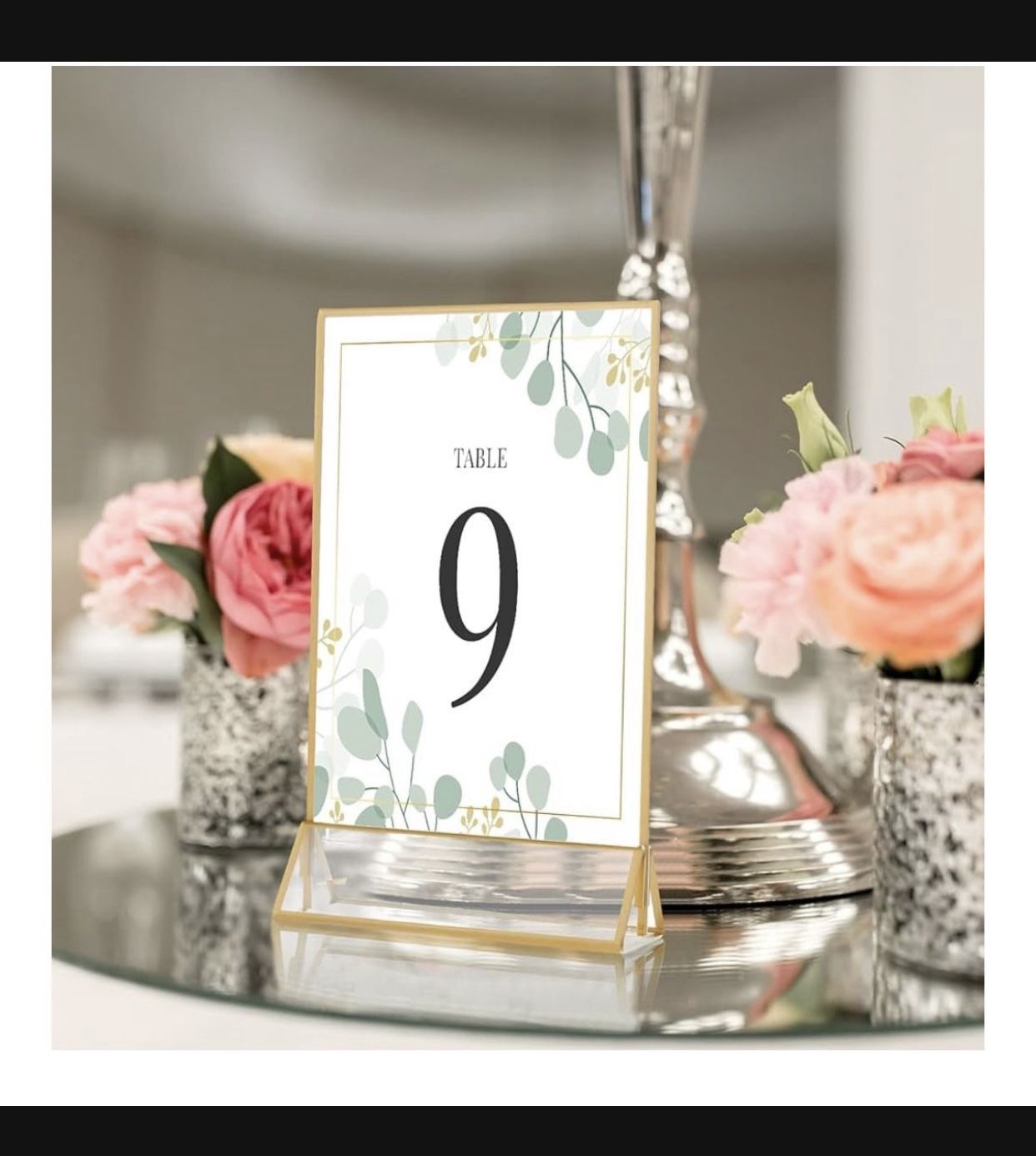 Gold Acrylic Signs
