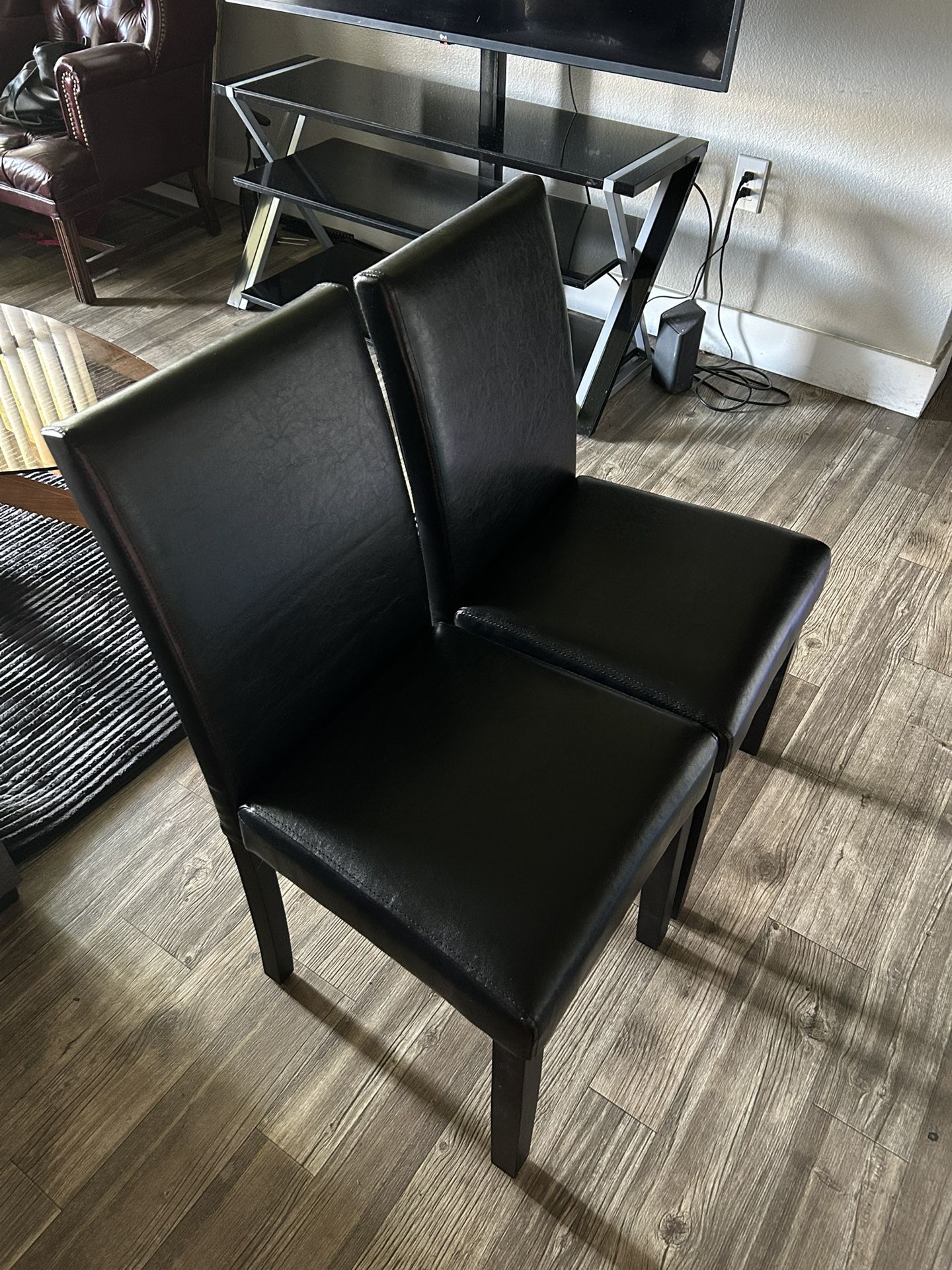 2 Cushioned Dining Chairs