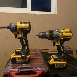 Dewalt 20v Impact Drill And HammerDrill