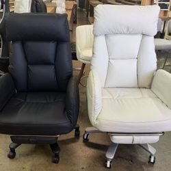 New assembled Cross Legged Office Chair with Pets Friendly Seat, Plus Size Criss Cross Desk Chair, Big and Tall Office Chair with Foot Rest, Reversibl