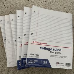 Line Paper - College rules filler paper
