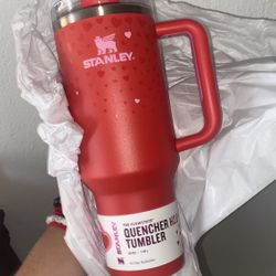 Valentines Day 40oz Stanley Mug (red)